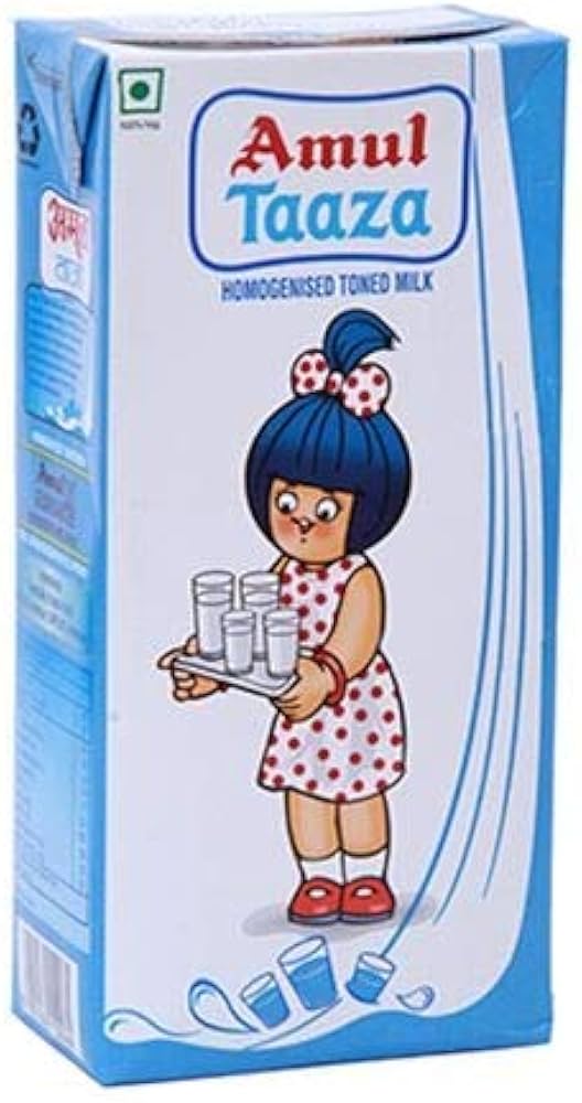 Amul taaza milk 200ml tp