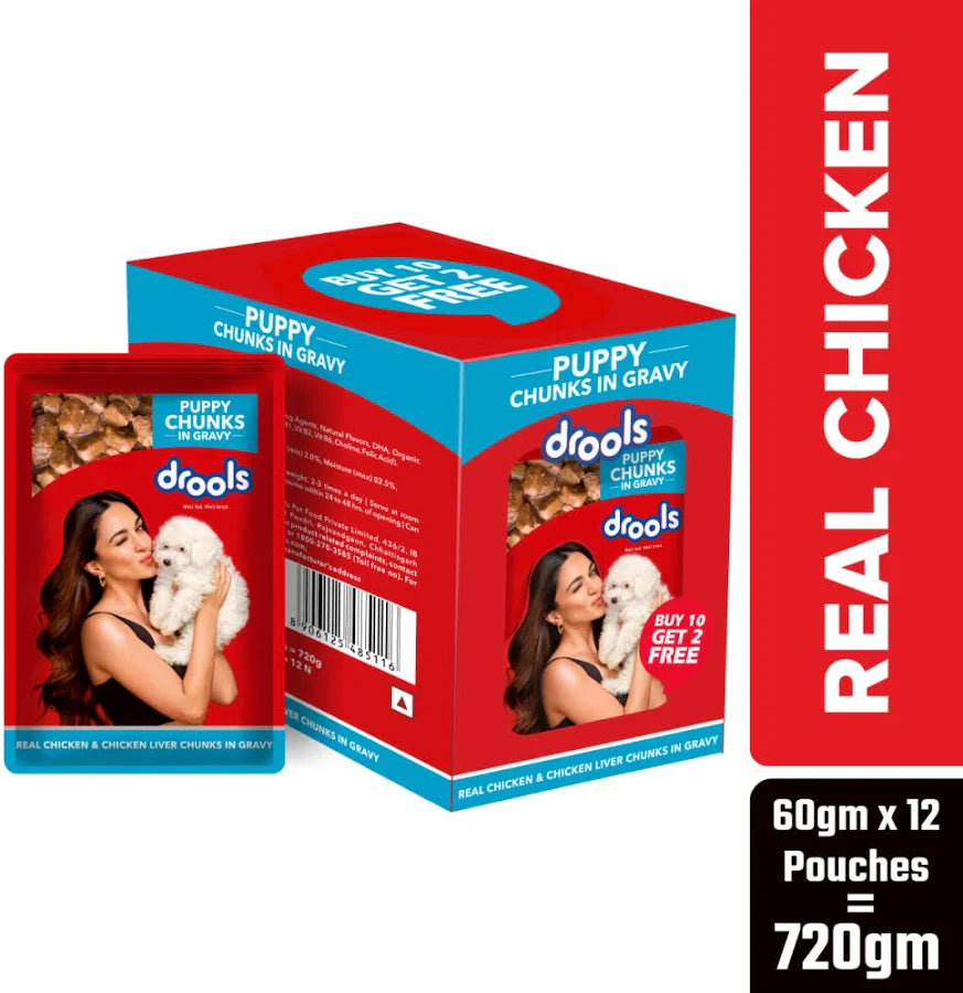 Drools puppy chicken gravy 10 2 60gm