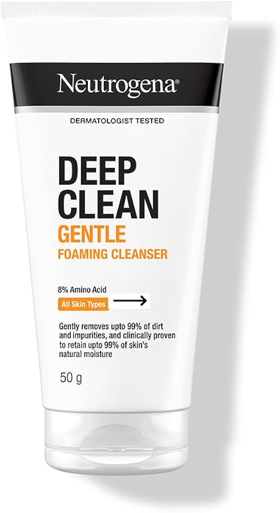 Neutrogena deepclean foam cleanser