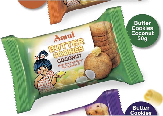 Amul coconut cookies 50 gm