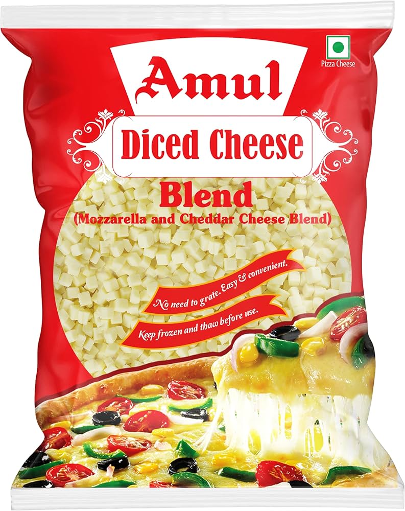 Amul diced cheese blend 200gm