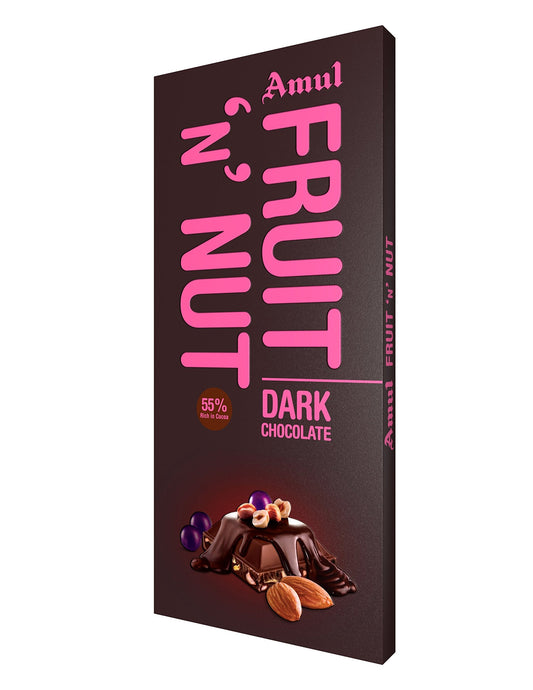 Amul fruit n nut chocolate 150gm