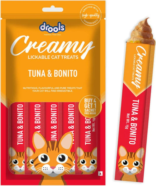 Drools creamy tuna bunito 5 stk