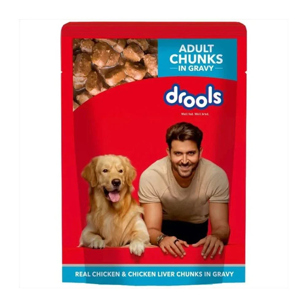Drools puppy chicken chunks gravy 150gm