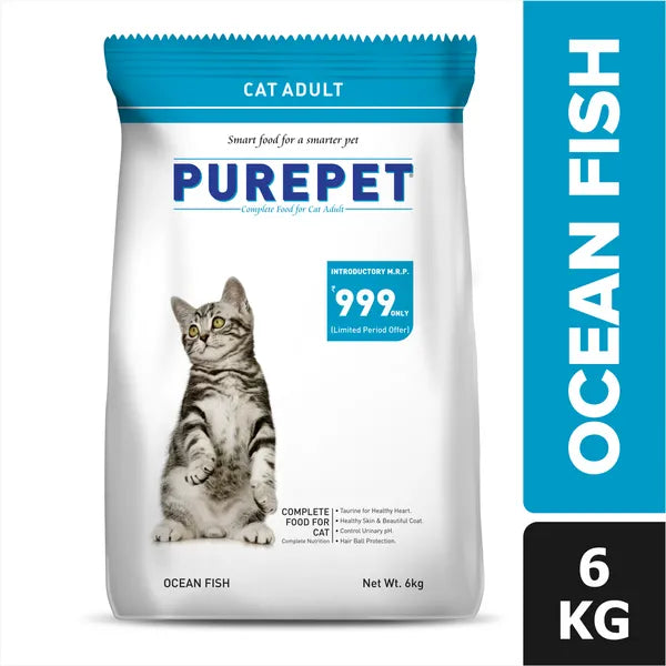 Purepet cat 6kg ocean fish