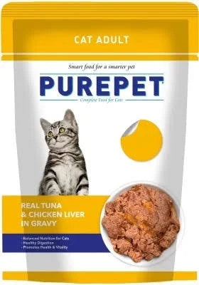 Purepet cat real tuna in gravy 70gm