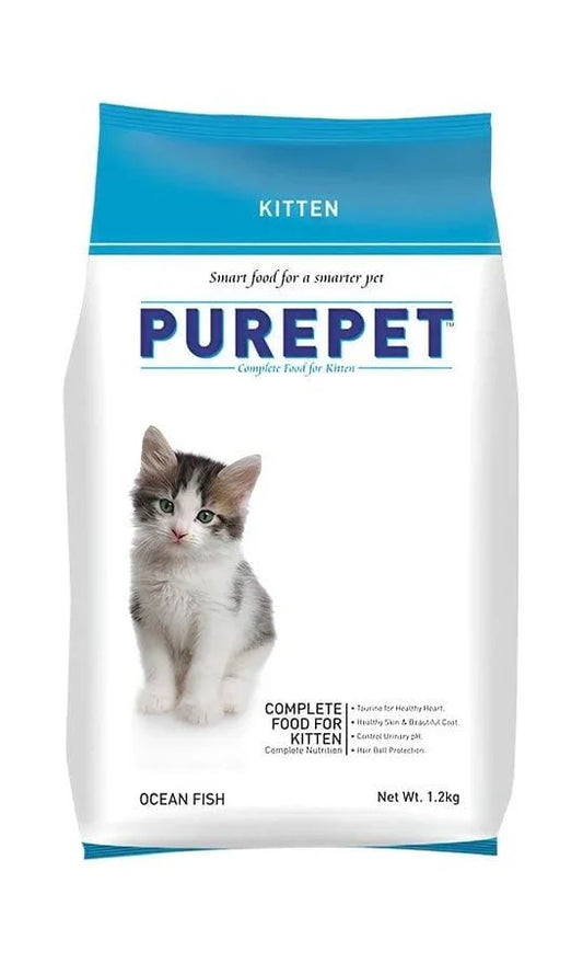Purepet kitten ocean fish 1 2kg
